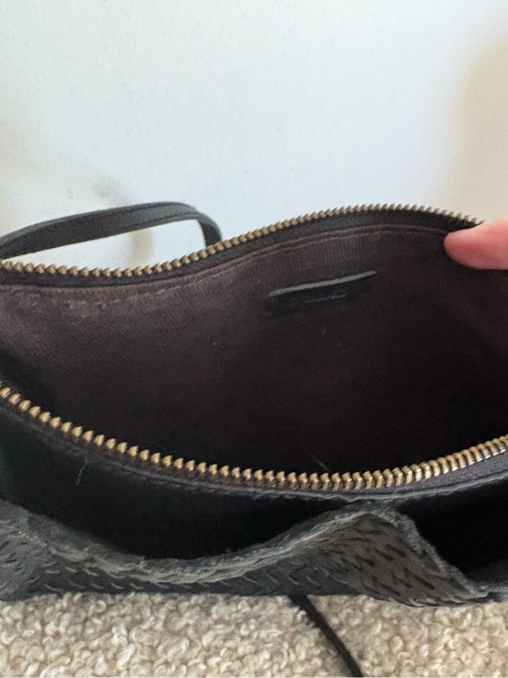 Madewell Woven Leather Crossbody Bag in Black - Picture 3 of 11